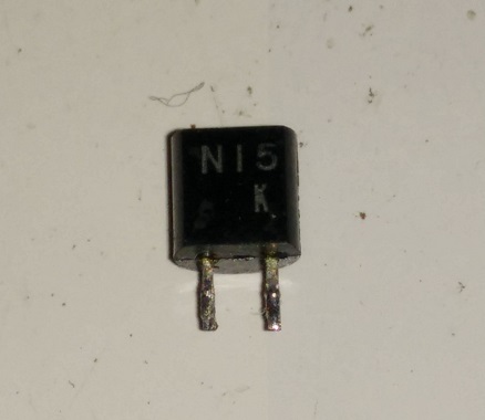 ICP-N15, elemento di protezione del circuito distrutto dal mio corto-circuito